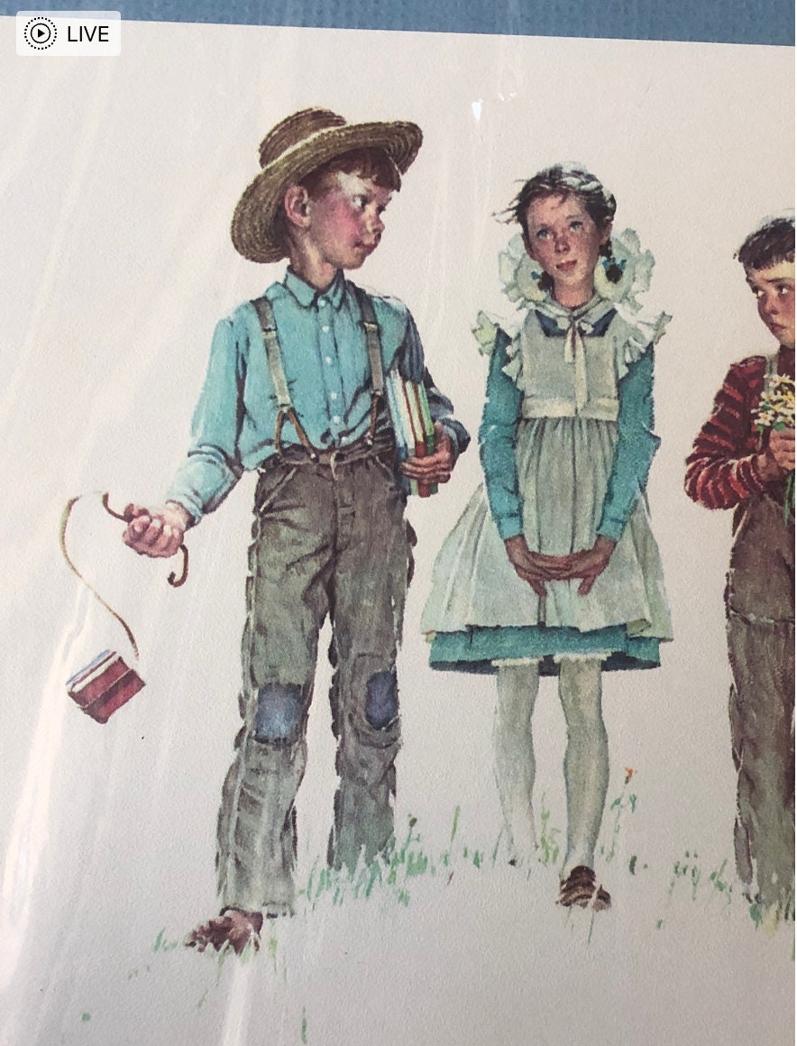 ノーマン ロックウェル - プリント - Mat Mates Inc - 12 x 12 - 2 人