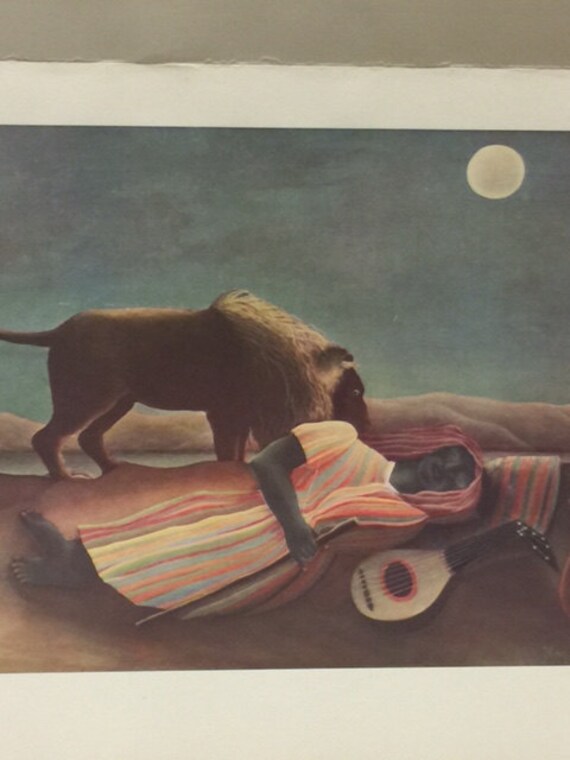 Vintage 1940s Henri Rousseau Vintage 1940s Henri Rousseau
