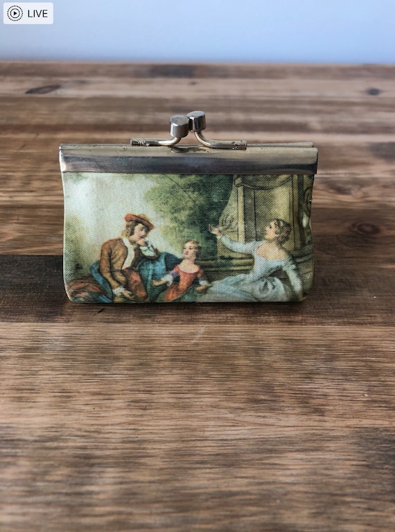 Coin Purse-Kiss Lock-Vintage Coin Purse-Copy of Pa