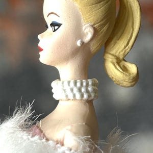 Featuring the Enchanted Evening-Barbie Doll-Hallmark-Keepsake Ornament-Barbie-Christmas ornament-1996-1960s Style-No Box-3 in Series