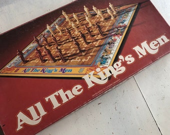 All the King&#39;s Men - 2 Players - Ages 8 to Adult - 1979 - Parker Brothers - Board Game - Strategy Game