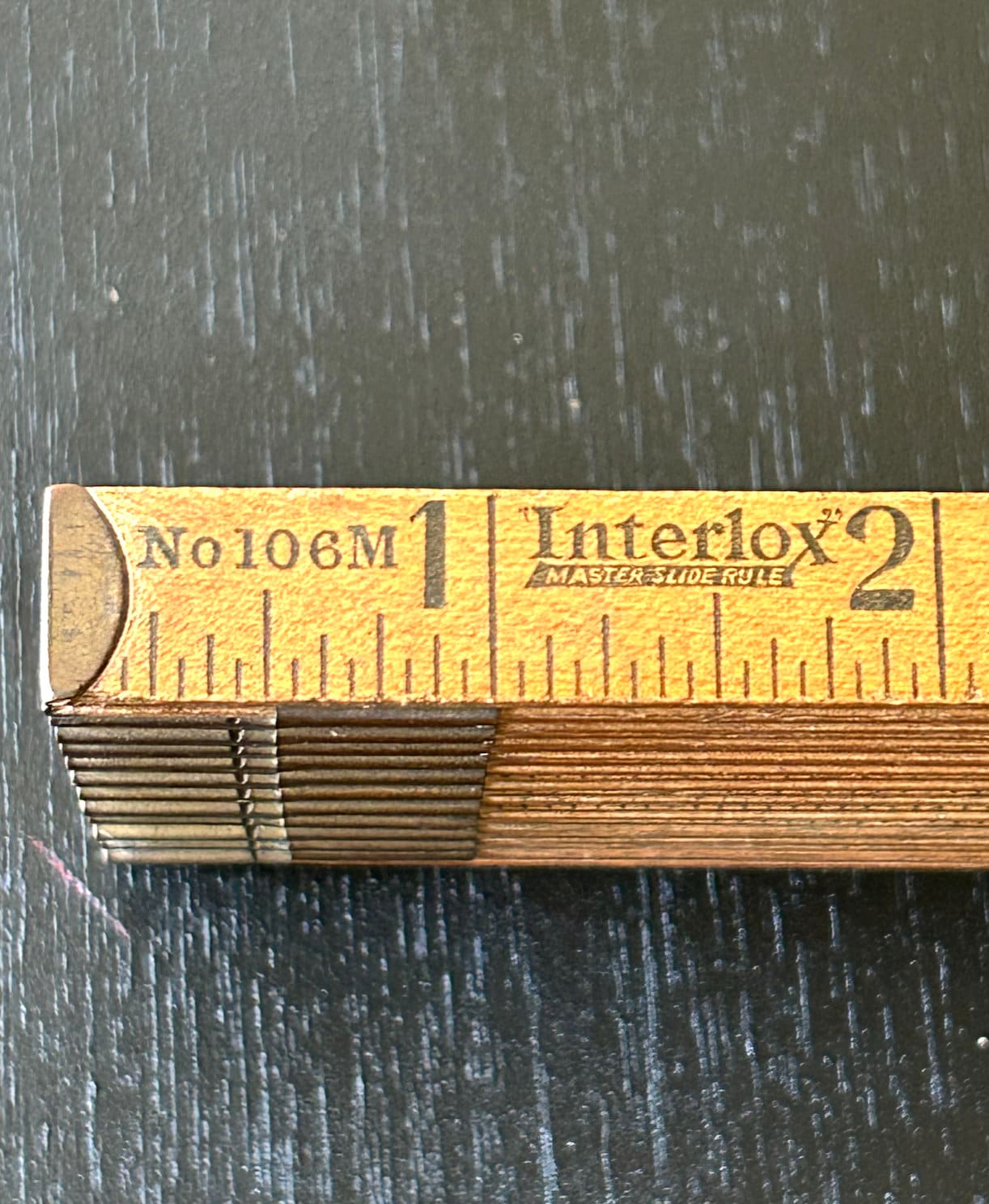 Sliding Ruler Extension Wooden Slide Ruler - Craftsman - No 106M - Interlox Master Slide Rule ...