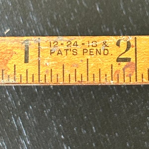 Wooden Slide Ruler - Craftsman - No 106M - Interlox Master Slide Rule ...