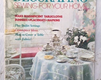 McCall's decoreren naaien voor uw huis-vol 1-1977-Vintage Magazine-Vintage McCalls-Vintage naaiprojecten-decoratieve naaiprojecten