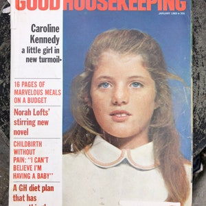 Good Housekeeping-January 1969-magazine-Caroline Kennedy-A little girl in new turmoil-Vintage Advertisements-Beautiful Bathrooms