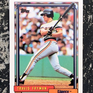 Travis Fryman - Baseball Card - 1992 - Topps - Tigers - 750 - Shortstop - Third Base - Complete Major and Minor League Batting Record