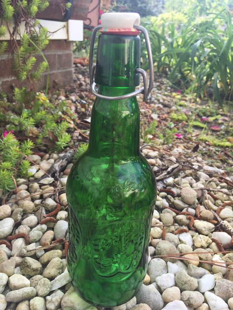 Grolsch Green Bottleporcelain Swing Top1970sgreengrolschgrolsch