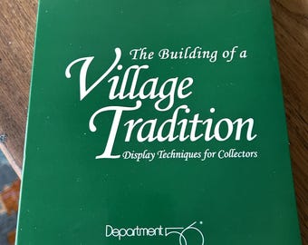 Dept 56-The Building of a Display Tradition-Display Techniques for Collectors-with original box-Department 56-VHS Tape