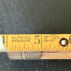 Wooden Slide Ruler - Craftsman - No 106M - Interlox Master Slide Rule ...