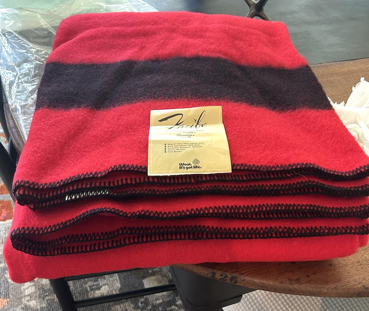 Red and Black Throw Blanket Australia
