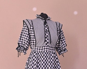 Dress 60s 70s Prairie Look Little House Laura ingalls Wilder