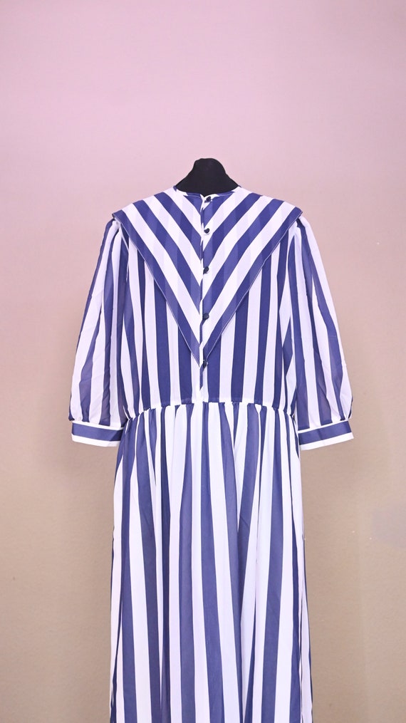 Vintage Kleid 80er KATI of Finland Matrosenkleid … - image 7