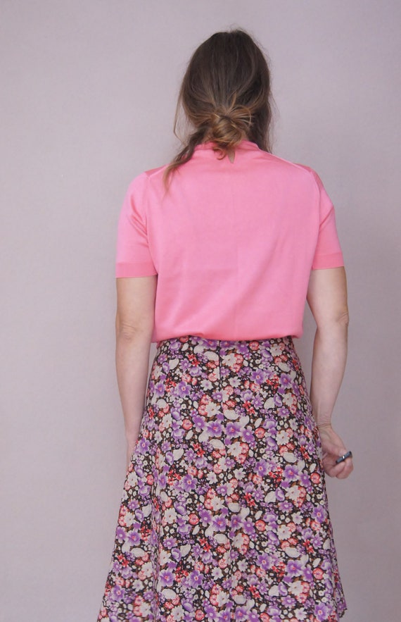Flowered skirt ** 70s original - image 5