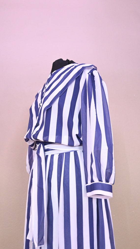 Vintage Kleid 80er KATI of Finland Matrosenkleid … - image 8
