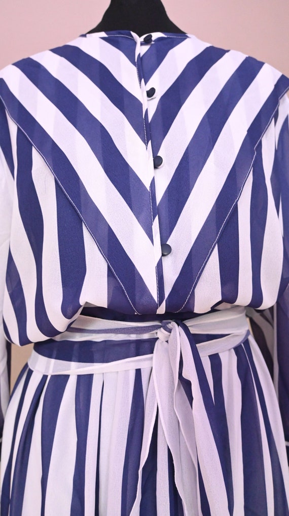 Vintage Kleid 80er KATI of Finland Matrosenkleid … - image 4