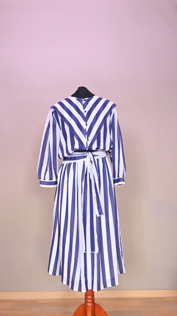 Vintage Kleid 80er KATI of Finland Matrosenkleid … - image 1