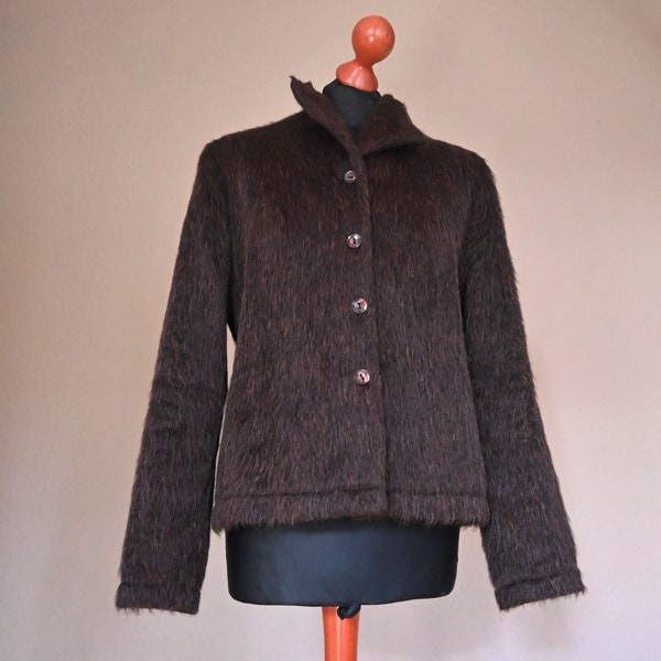 Vintage jacke Jäckchen 90er haarig Fake Fur Kunstfell von "Villaggio La vie La mode"