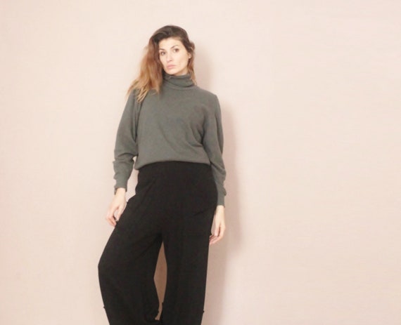 Black Knit Pants