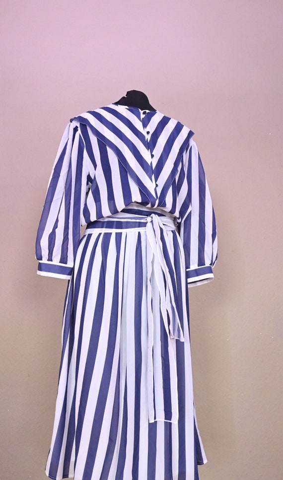 Vintage Kleid 80er KATI of Finland Matrosenkleid … - image 6