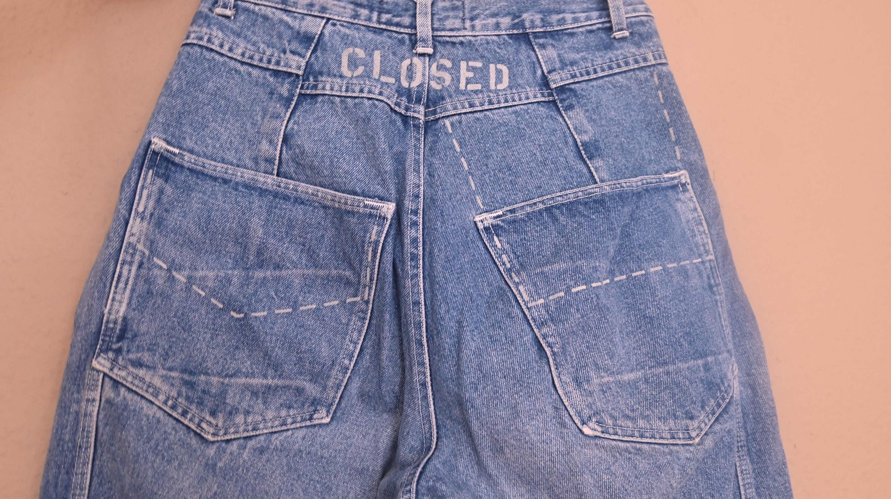 CLOSED Jeans Marithe Et Francois Girbaud 80s 90s Blue Buttons