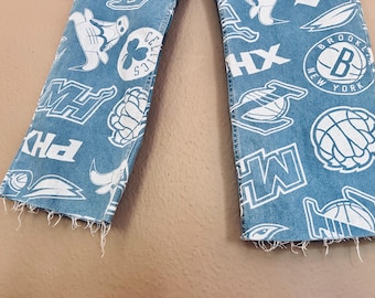 NBA Jeans 90s  Logo Blue Denim