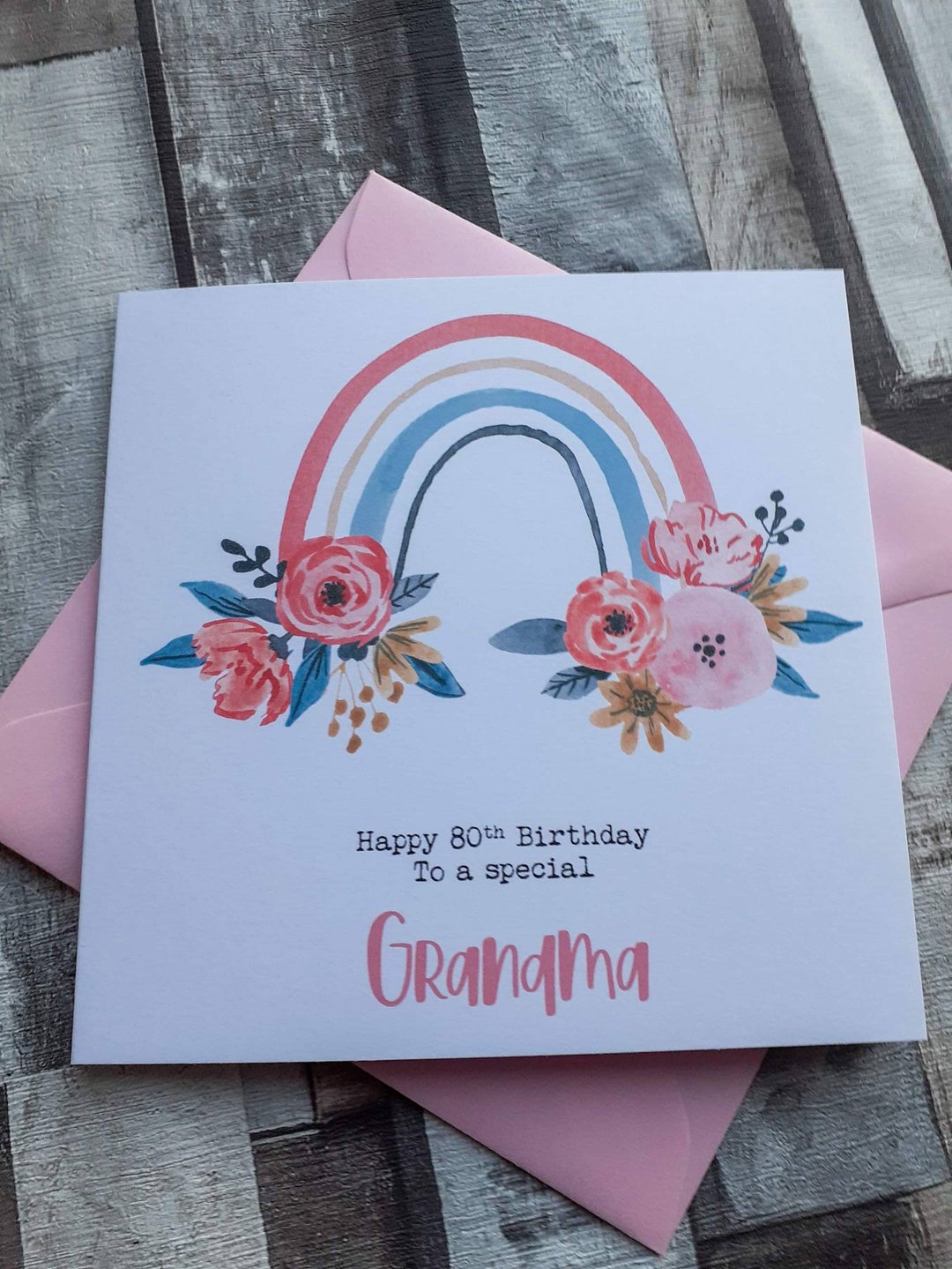 Handmade Birthday Card Mum Birthday Card Grandma Birthday Etsy UK