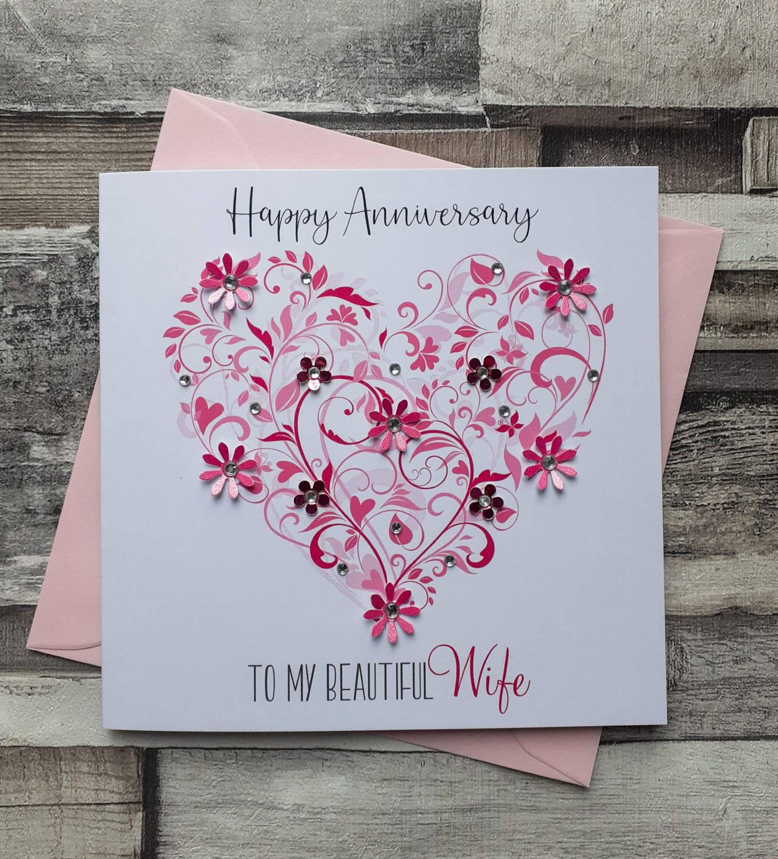Handmade Wife Wedding Anniversarycard Wedding Day Card - Etsy Handmade Wife Wedding Anniversarycard Wedding Day Card - Etsy