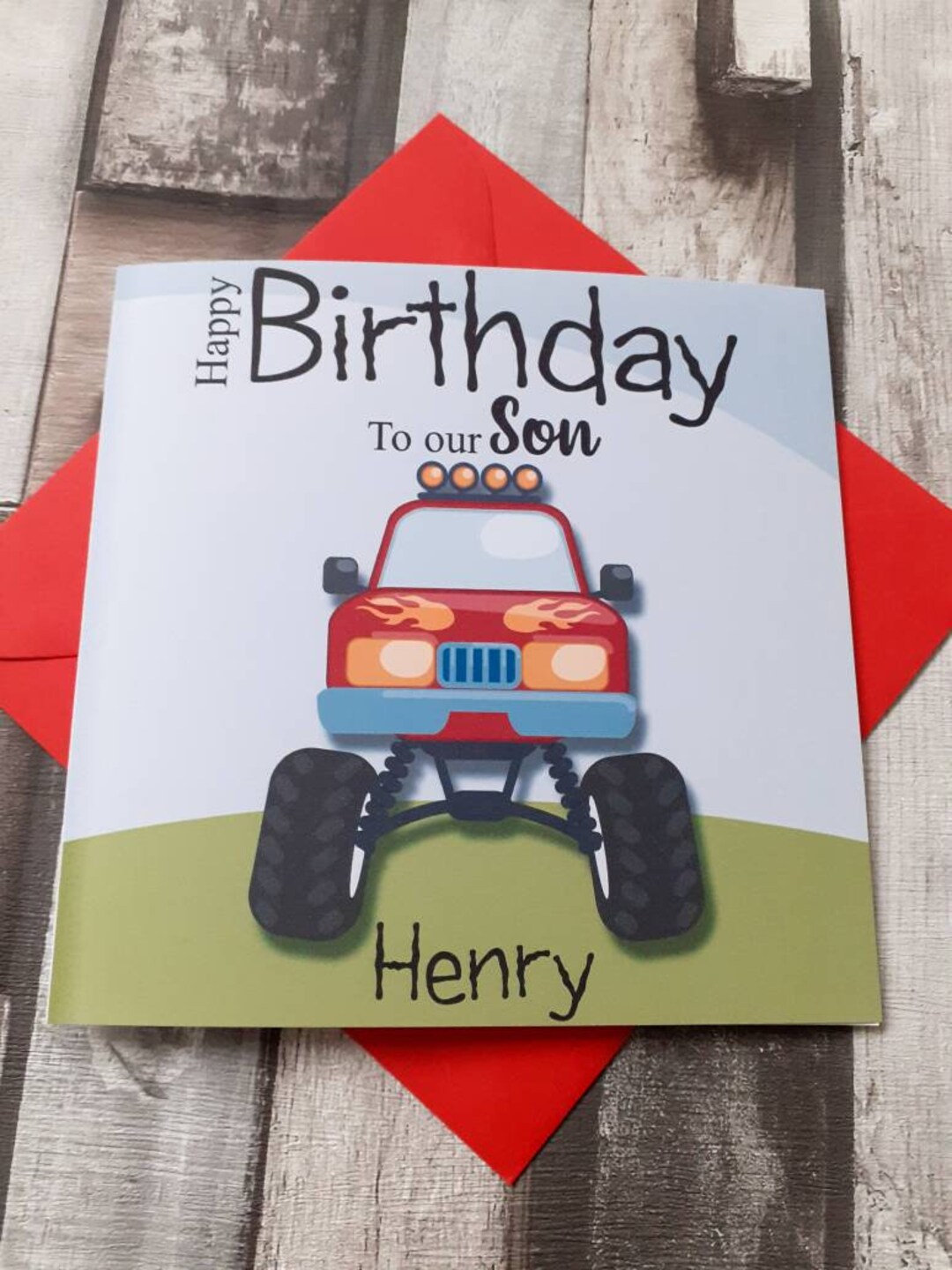Son Birthday Card Handmade Son Birthday Card Handmade Etsy UK