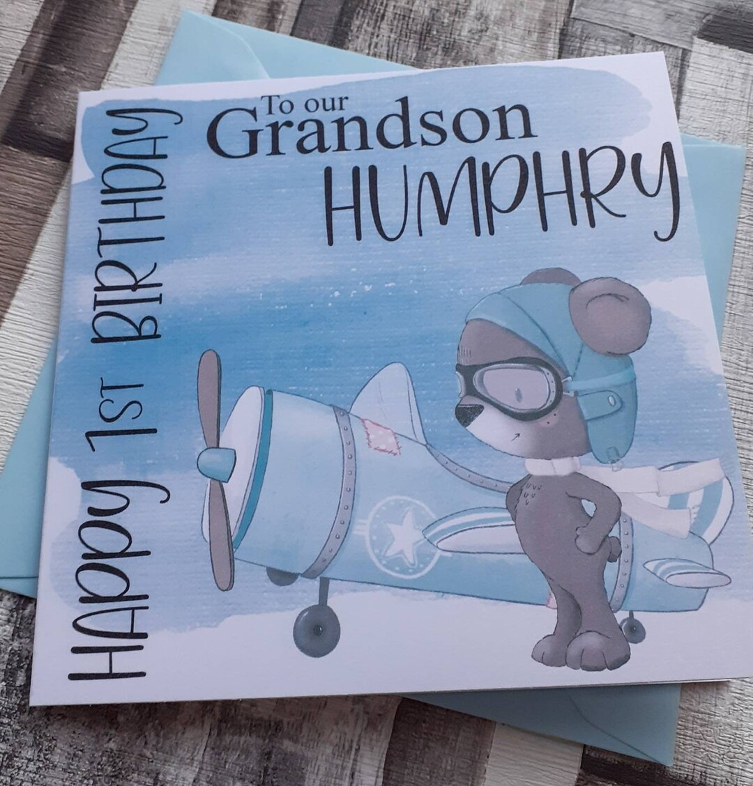 Son Birthday Card Handmade Son Card Grandson Birthday Card Etsy
