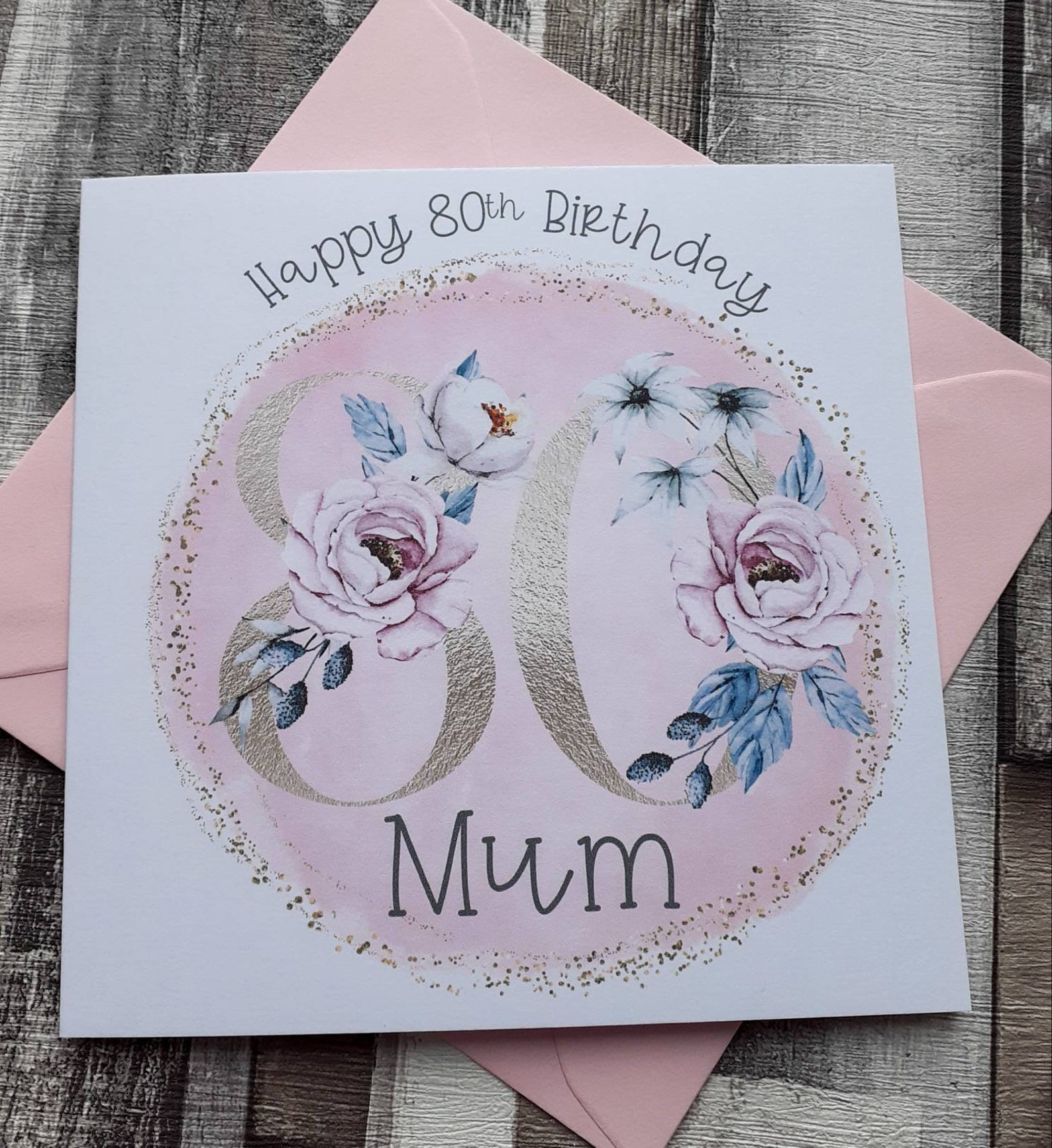 Handmade Mum Birthday Card Friend Birthday Card Grandma Etsy UK