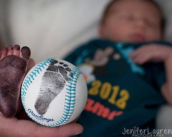 Newborn Keepsake / Rawlings Custom Stitched Baby Baseball Kit / Baby Shower / Father's Day / Christmas