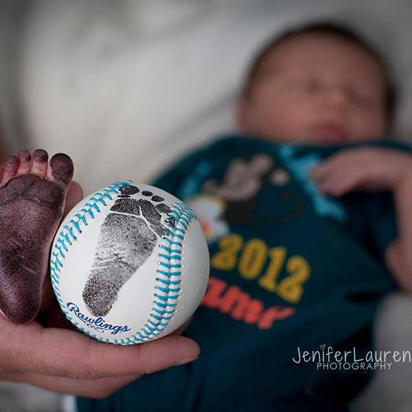 Newborn Keepsake / Rawlings Custom Stitched Baby Baseball Kit / Baby Shower / Father's Day / Christmas