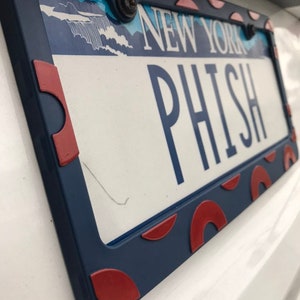 Phish / Donuts en relief / Cadre de plaque d'immatriculation en plastique