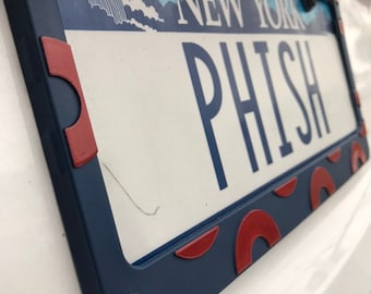 Phish / Raised Donuts / Plastic License Plate Frame