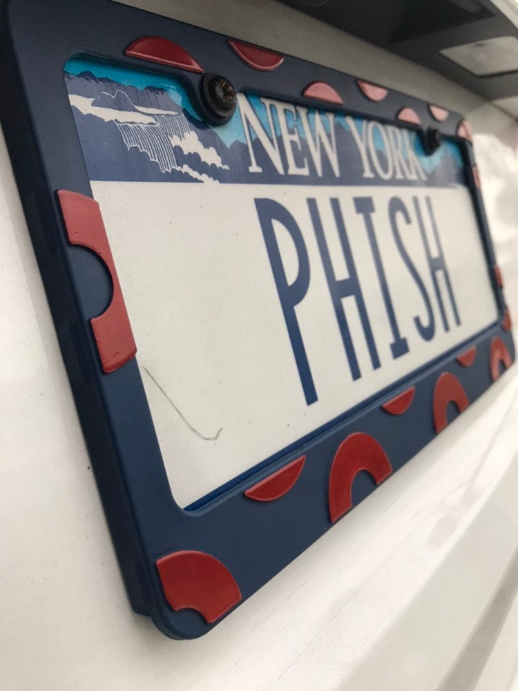 Phish / Raised Donuts / Plastic License Plate Frame