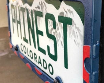 Phish / Raised Donuts / Plastic License Plate Frame