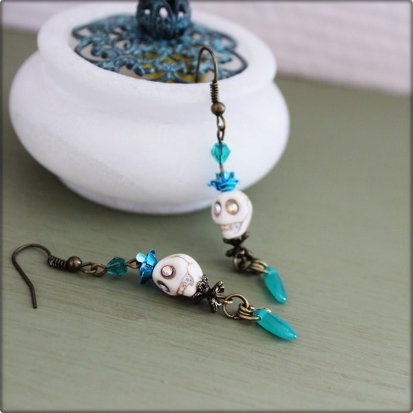 Boucles d'oreilles inspiration  gothique