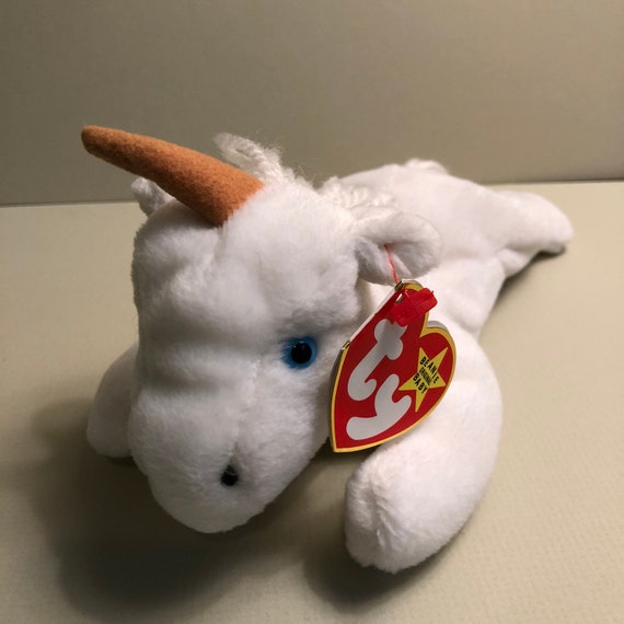 ty beanie baby mystic white unicorn