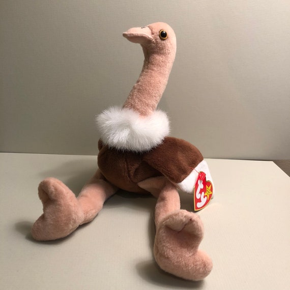 stretchy the ostrich beanie baby worth