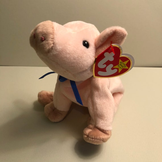 knuckles the pig beanie baby