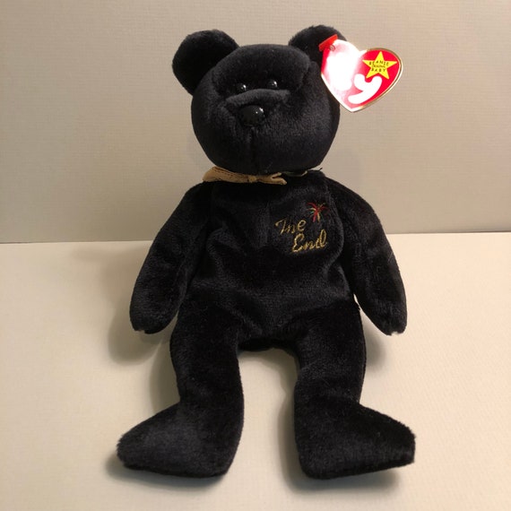 black the end beanie baby