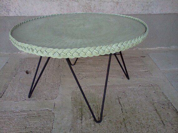 French Vintage Round Coffee Or Patio Table Retro 1950 S - Vintage Retro Round Coffee Table French Vintage Round Coffee Or Patio Table Retro 1950 S - Vintage Retro Round Coffee Table