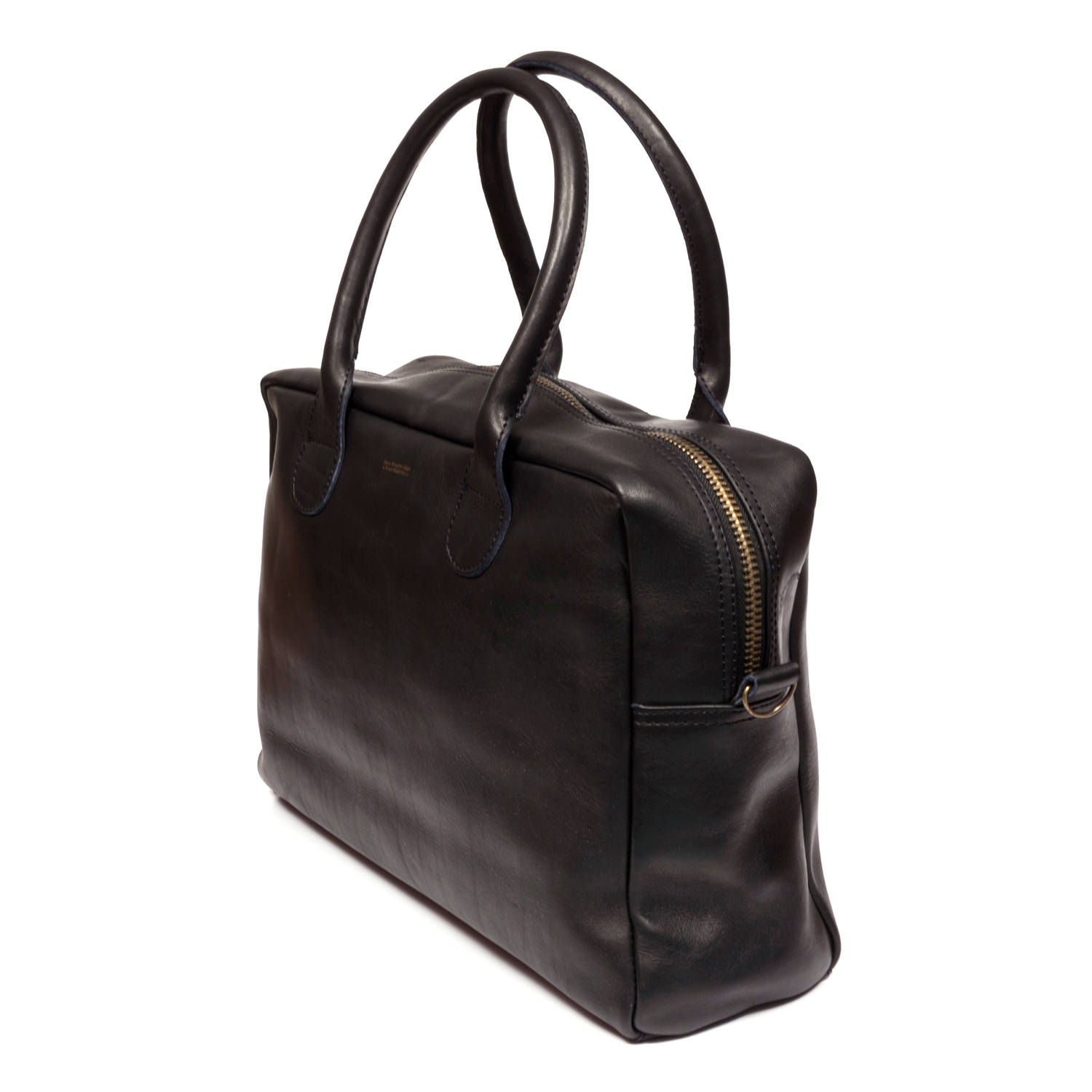 Vintage Leather Computer Bag 15 Black Etsy