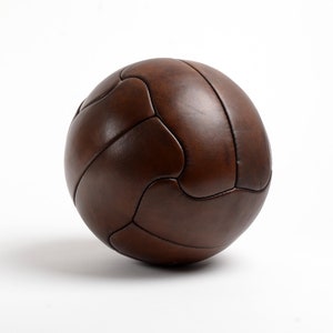 Vintage Leather Duplo T 1950's Soccer Ball image 3