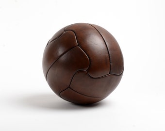 ヴィンテージレザーデュプロT 1950年代サッカーボール - Etsy 日本