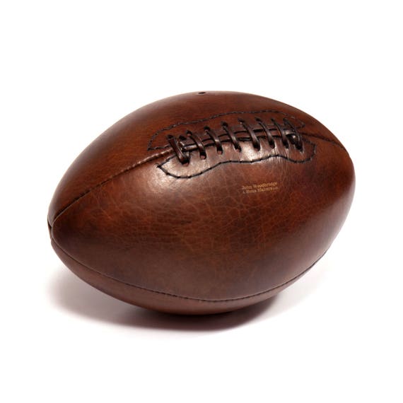 Ballon De Football Americain Vintage En Cuir Etsy Ballon De Football Americain Vintage En Cuir Etsy