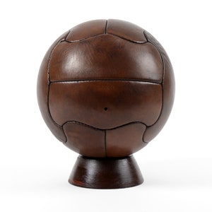 Vintage Leather Duplo T 1950's Soccer Ball image 1