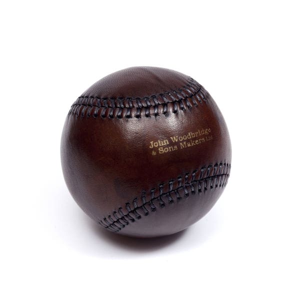 Balle de baseball vintage en cuir