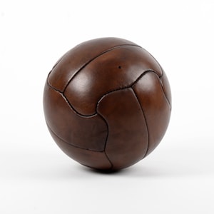 Vintage Leather Duplo T 1950's Soccer Ball image 4