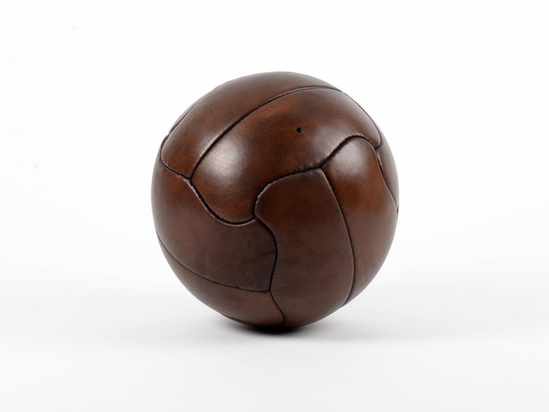 Vintage Leather Duplo T 1950's Soccer Ball image 4